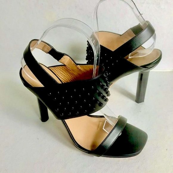 Calvin Klein Collection Shoes - Calvin Klein Collection Black Beaded Heels